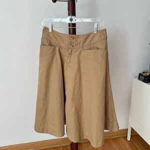 Lauren Ralph Lauren Khaki Aline Skirt